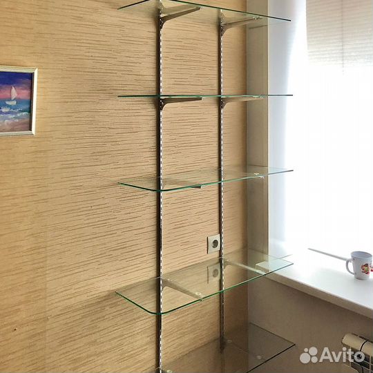 Стеллаж из 4 полок длина 80см высота 1,2м