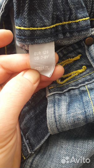 Джинсовые юбка 128