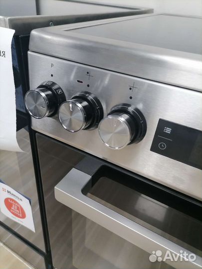 Электрическая плита новая стеклокерамика серая