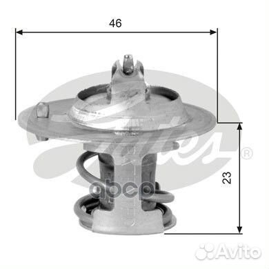 Термостат chrysler voyager 95-01/07- / jeep WRA