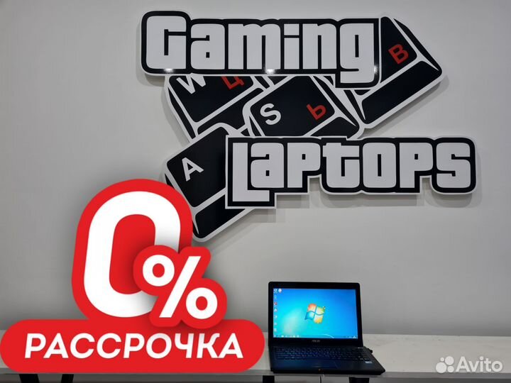Компактный ноутбук Asus на i3 и годовой гарантии