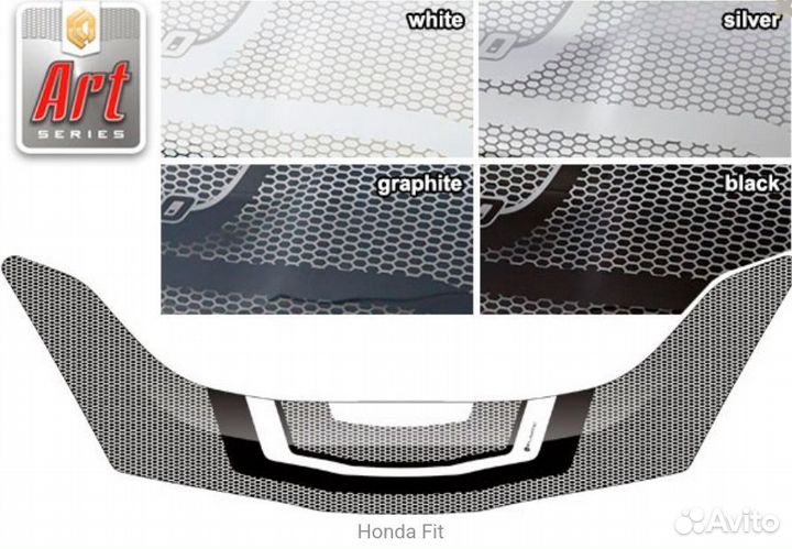 Дефлектор капота Honda Fit 2008-2013