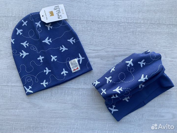 Шапка со снудом наборы для детей