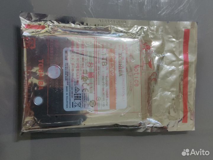 Жесткий диск для ноутбука 1 тб Toshiba PC L200