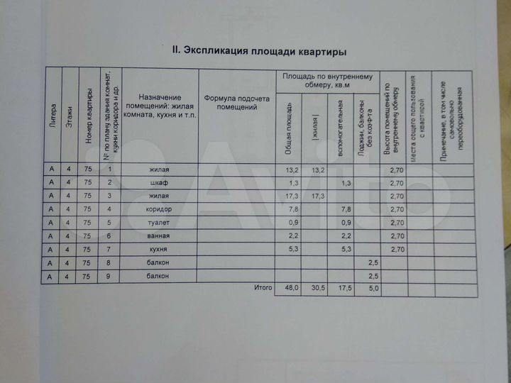 2-к. квартира, 48 м², 4/5 эт.
