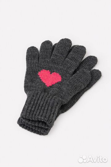 Перчатки для девочки Crockid К 149/21ш серый (15)