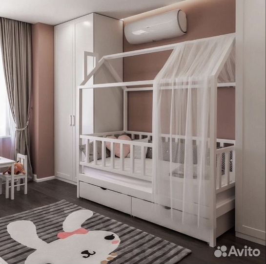 Детская кровать домик бу