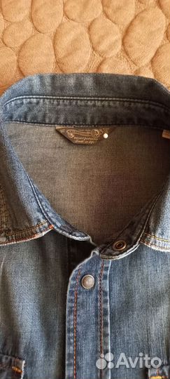 Итальянская Джинсовая Рубашка из Европы Diesel р48