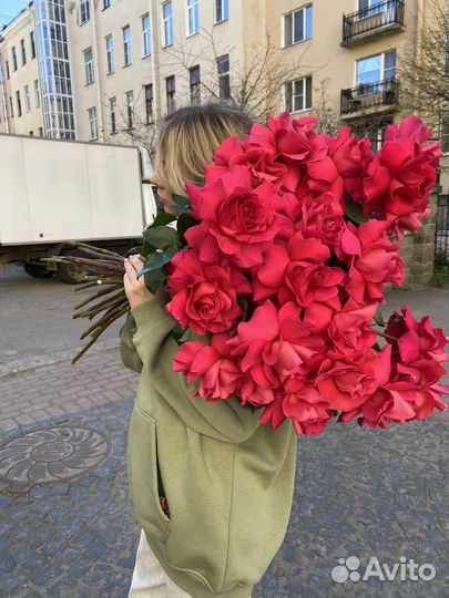 Французские розы доставка цветов