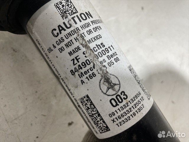 Амортизатор передний правый Мерседес x166 w166 GL