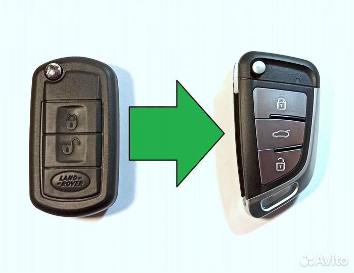 Ключ зажигания Range Rover Vogue 2006 - 09 Апгрейд