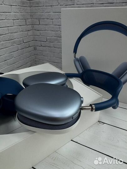 Беспроводные наушники apple airpods max sky blue