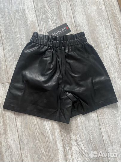 Шорты женские экокожа