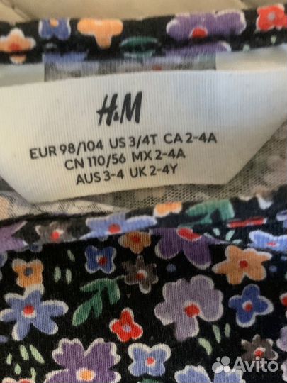 Платья для девочки H&M 98