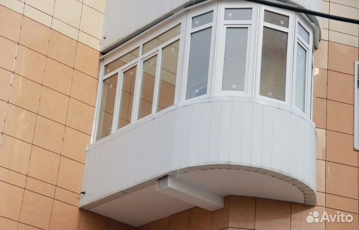 Остекление балконов и лоджий под ключ J5898