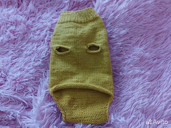 Кофта вязаная для кошек или собак
