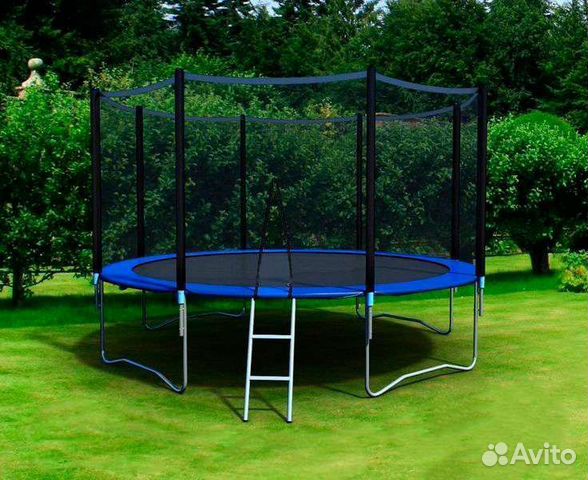 Каркасные батуты с сеткой