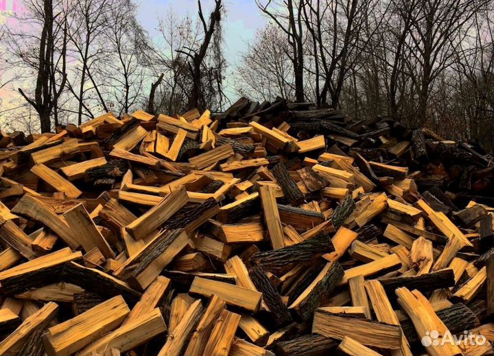 Дрова естесвенной влажности