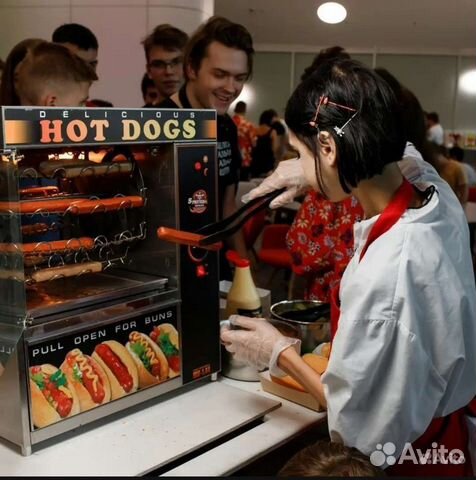 Карусельный гриль аппарат для хот догов