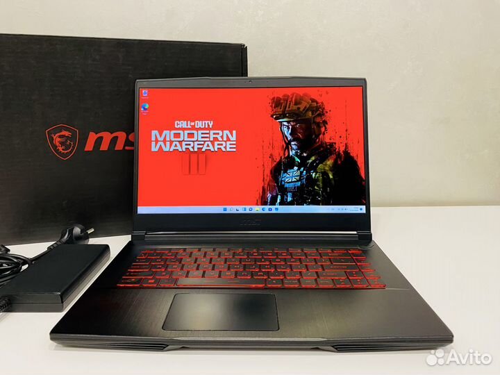 Игровой MSI RTX 3060+i5 10500H 16/512Gb 144Hz IPS