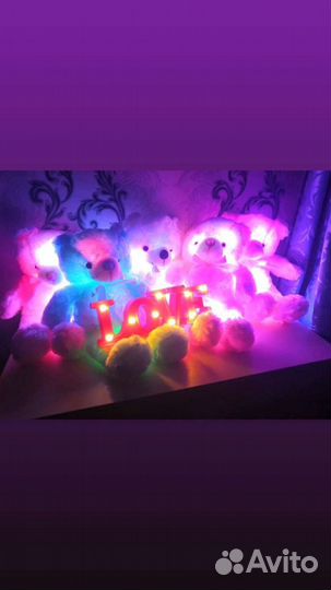 Мягкие светодиодные игрушки
