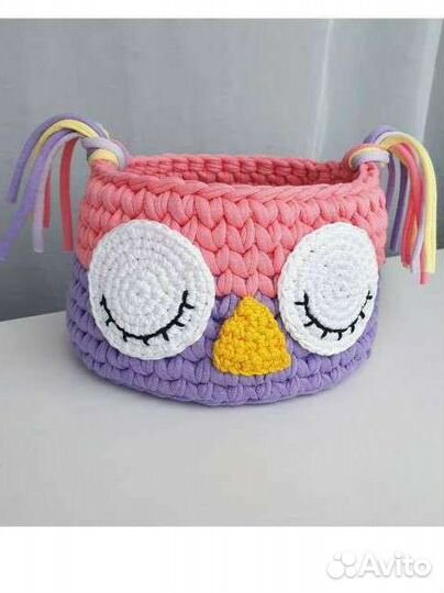 Корзинка-игрушка Сова