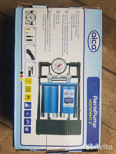 Насос автомобильный ножной