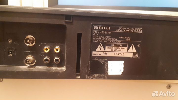 Видеомагнитофон aiwa cx8