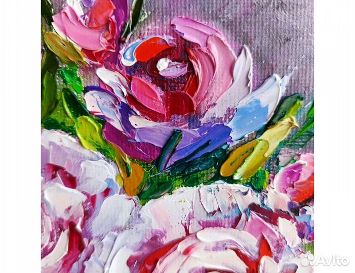 Картина с розами 