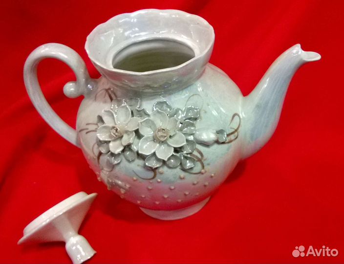 Чайник большой заварной 21 см, пивные кружки, штоф