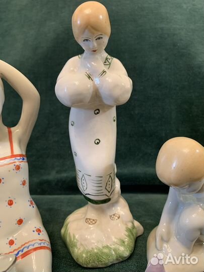 Фарфоровые статуэтки Сысерть периода СССР