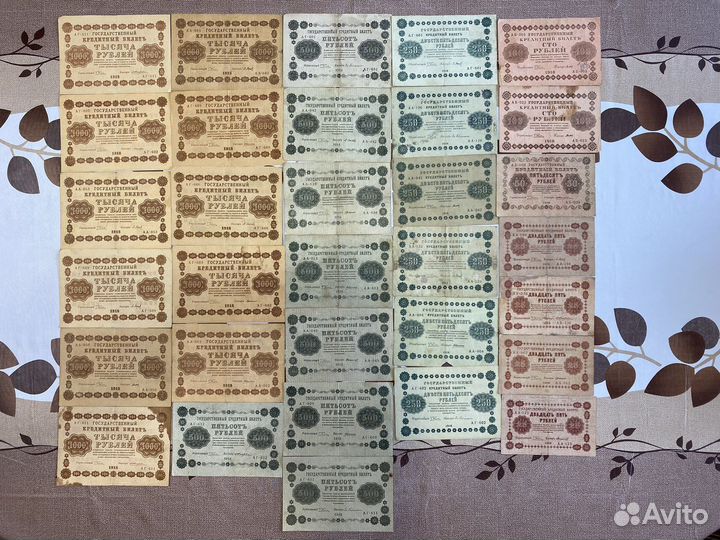 Банкноты 1918 года