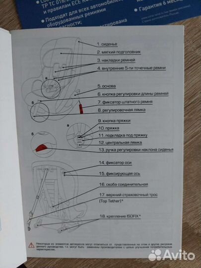 Детское автокресло от 9 кг