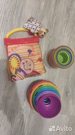 Набор развивающих игрушек сортер книжка