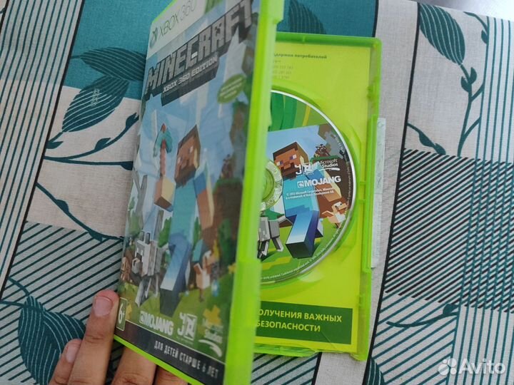 Диск Майнкрафт на xbox 360
