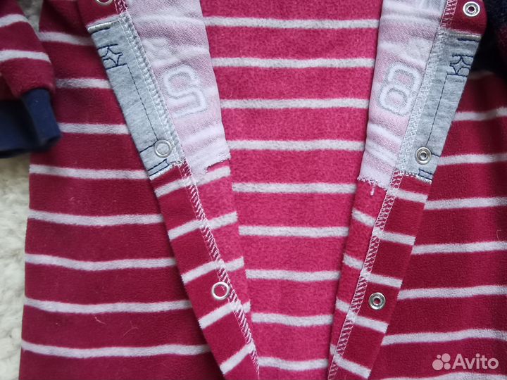 Флисовые комбинезоны 74 80