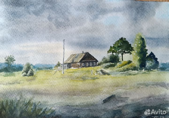 Картина акварель