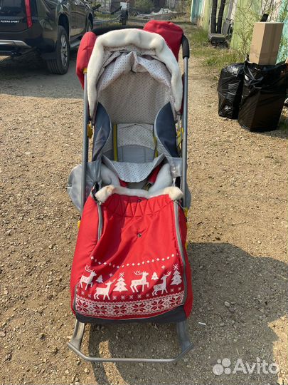 Коляска санки