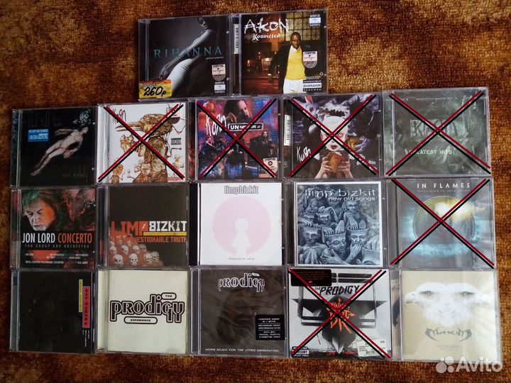 CD диски разныз групп