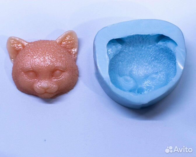 Силиконовый молд лицо 