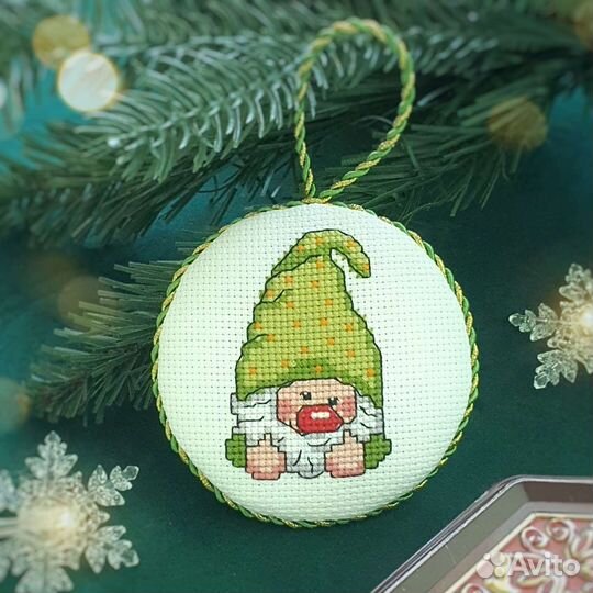 Ёлочная игрушка.Новогодний декор. Гномы