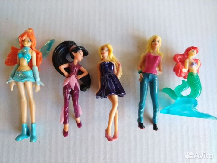 Игрушки из киндер принцессы, девочки, феи, пони