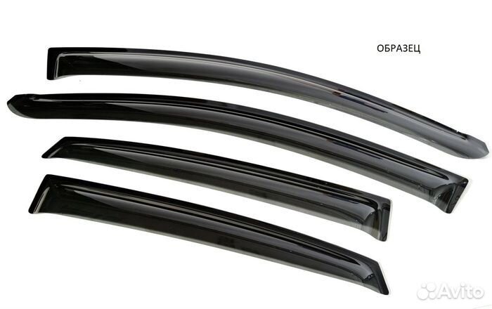 Дефлекторы боковых окон Nissan Qashqai+2 (2008