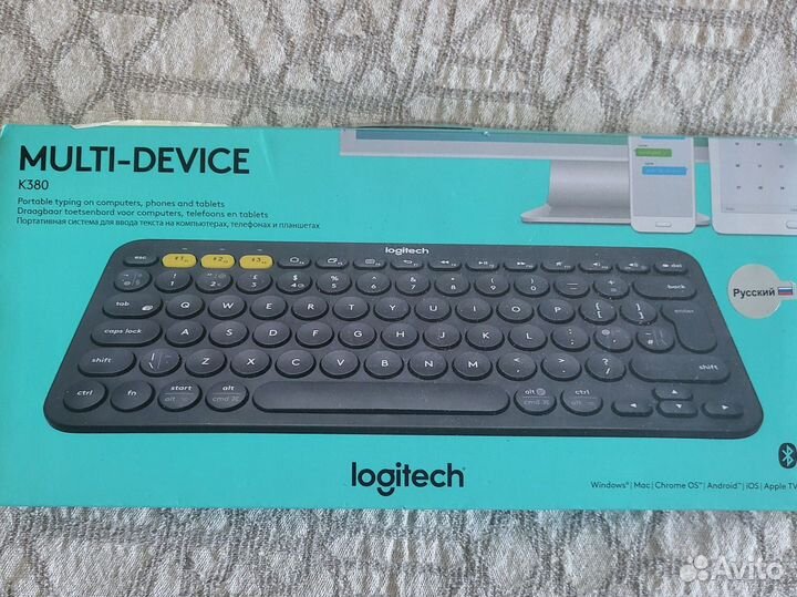Клавиатура беспроводная Logitech K380
