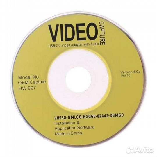 USB карта видеозахвата адаптер easycap USB 2.0