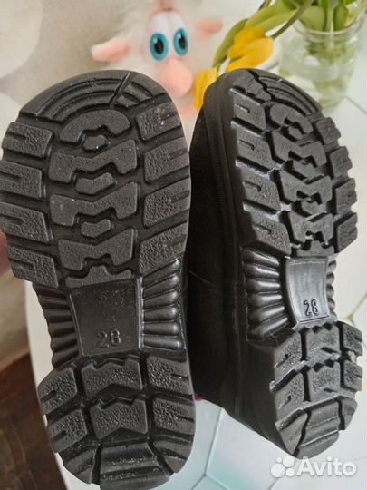 Зимние сапоги детские 28