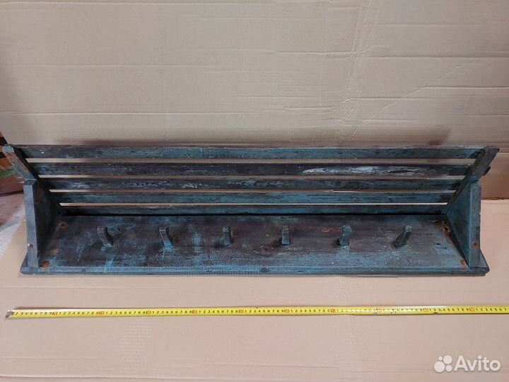 Вешалка настенная деревянная старинная