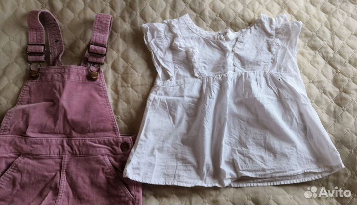 Джинсовый сарафан для девочки HM