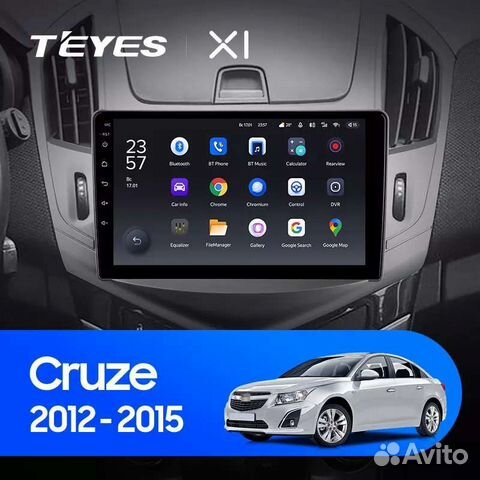 Магнитола Android X1 Chevrolet Cruze J300 J308 201