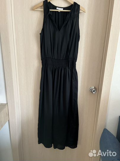 Платье черное летнее мидакси